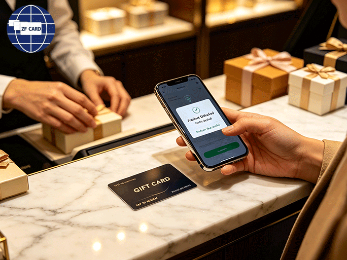 Водонепроницаемый NFC PVC подарочная карта с настройкой и оптом, поддерживая бесплатный образец