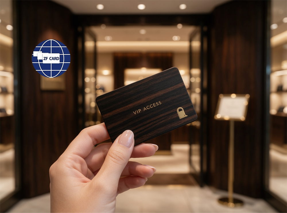 Деревянная RFID-карта производителя экологически чистой деревянной NFC Smart Card Китай